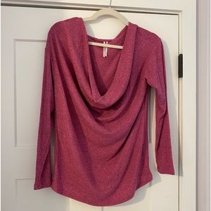 Anthropologie cowl neck tee